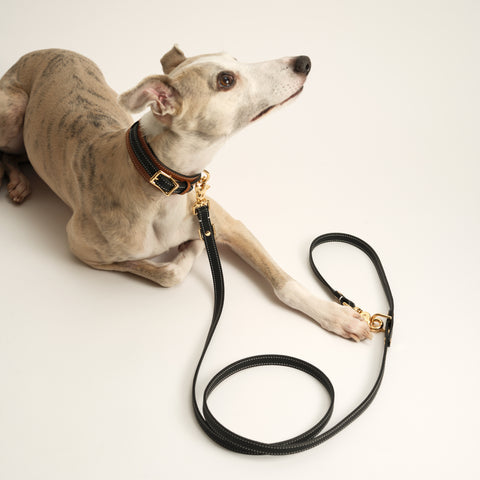 Double Loop Collar Narrow - Brown