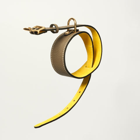 Double Loop Collar Narrow - Grey