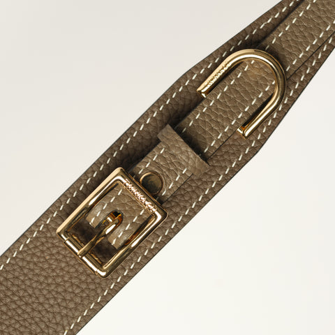 Double Loop Collar Narrow - Grey