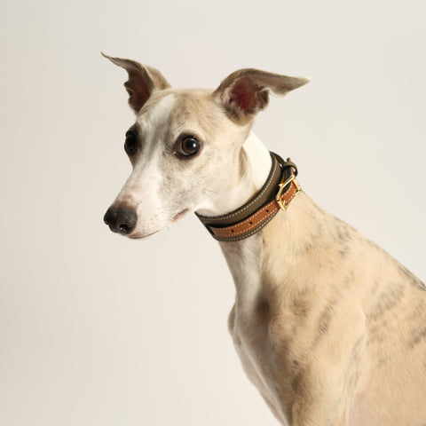 Double Loop Collar Narrow - Grey
