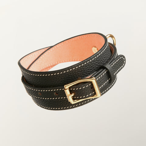 Double Loop Collar Standard - Black