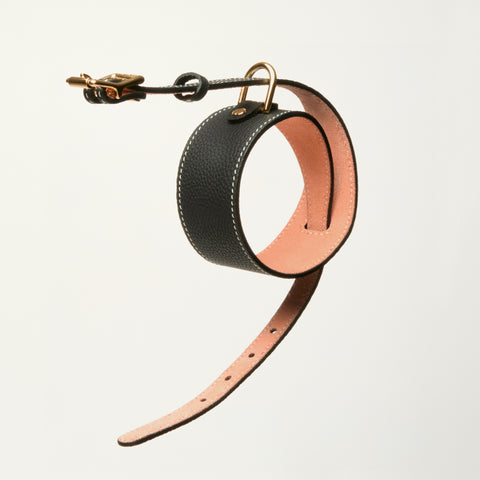 Double Loop Collar Standard - Black