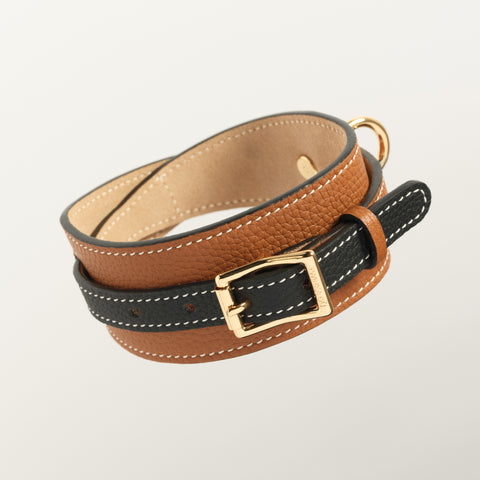 Double Loop Collar Standard - Brown