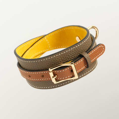 Double Loop Collar Standard - Grey