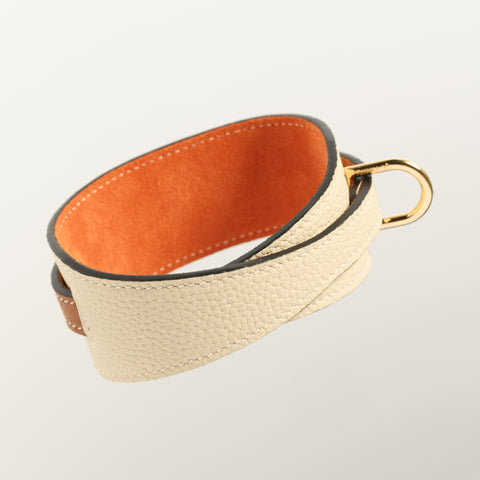 Double Loop Collar Standard - White