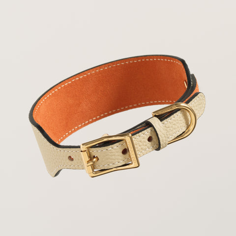 Single Loop Collar Hound - White