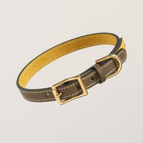 Single Loop Collar Narrow - Grey