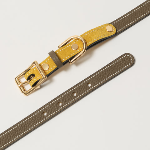 Single Loop Collar Narrow - Grey