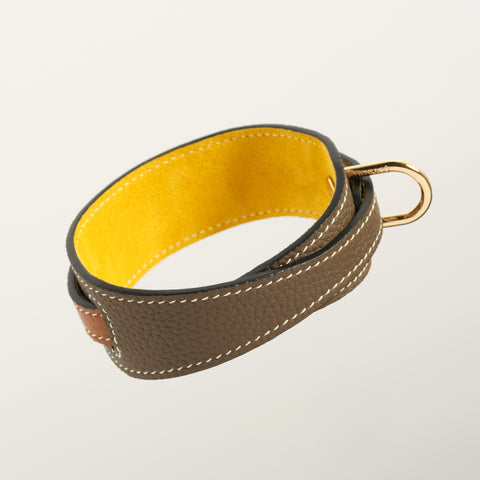 Double Loop Collar Narrow - Grey