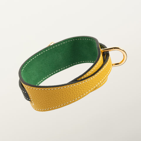 Double Loop Collar Narrow - Yellow