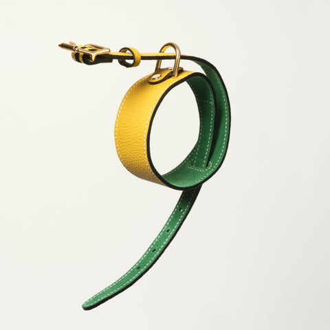 Double Loop Collar Narrow - Yellow