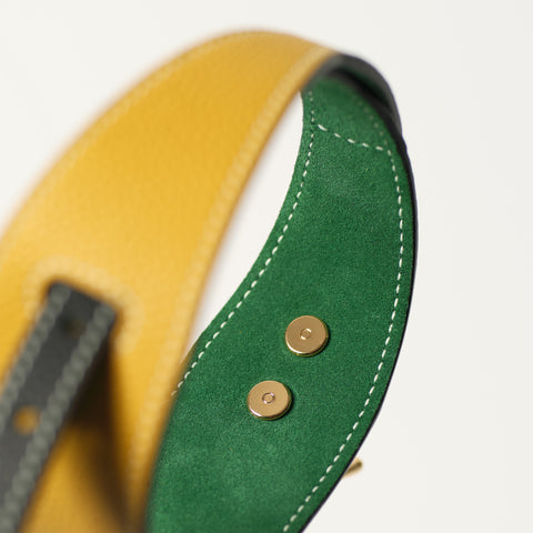 Double Loop Collar Narrow - Yellow